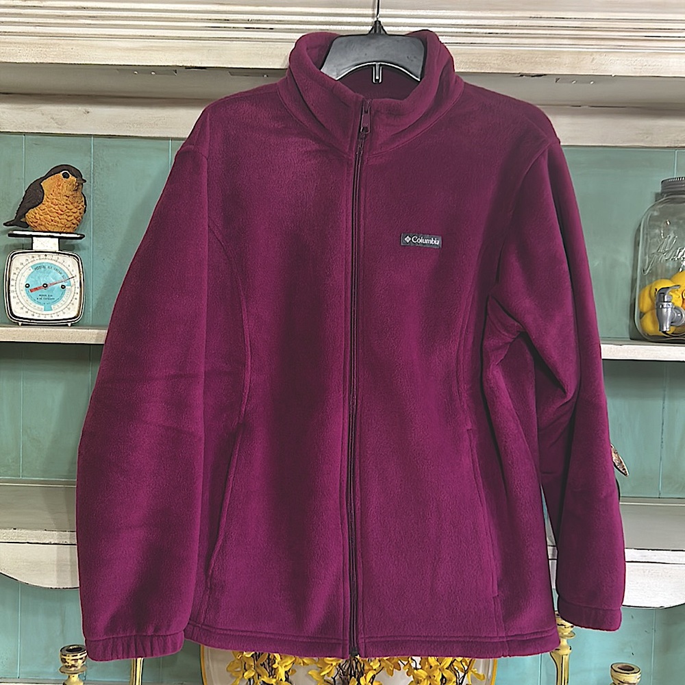 Columbia Women’s 1X Benton Springs Full Zip Fleece Jacket 🧥 - Picture 2 of 10